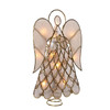 9.5" UL 10L Capiz Angel Tree Topper