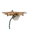 9.5" UL 10L Capiz Angel Tree Topper