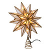 8.75“ UL 10-Light Capiz Gold Star Treetop