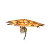 8.75“ UL 10-Light Capiz Gold Star Treetop