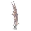 15" UL 10-Light Capiz Silver Star Tree Topper