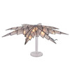 15" UL 10-Light Capiz Silver Star Tree Topper