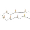 12' UL 7L C7 Flicker Flame Candle Light Set