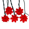 48' 20L Red Poinsettia Light Set
