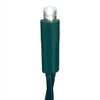 24.5' UL 50L Pure White 5MM LED Green Wire Light Set