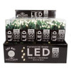 24.5' UL 50L Pure White 5MM LED Green Wire Light Set