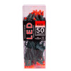24.5' UL 50L Red 5MM LED Connectible Light Set With Green Wire
