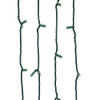 24.5' UL 50L Pure White Twinkle 5MM LED Green Wire Light Set