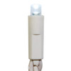24.5' UL 50L Cool White Twinkle 5MM LED White Wire Light Set