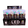 24.5' UL 50L Multicolored Twinkle 5MM LED White Wire Light Set