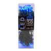 24.5' UL 50L Blue 3MM LED Connectible Light Set With Green Wire