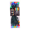 12' UL 35L Multicolor G12 LED Connectible Light Set With Green Wire