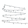 24.5' UL 50L Cool White Soft Twinkle 5MM LED Connectible Light Set With Green Wire