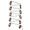 9' UL 10L Brass Lantern Connectible Light Set