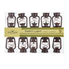 9' UL 10L Brass Lantern Connectible Light Set