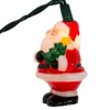 9' UL 10L Santa With Christmas Tree Light Set