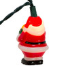 9' UL 10L Santa With Christmas Tree Light Set