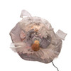 16" Fiber-Optic White, Silver and Grey Angel Tree Topper