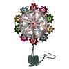 11" UL 11L Multicolored Retro Reflector Tree Topper