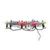 11" UL 11L Multicolored Retro Reflector Tree Topper