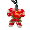 9' UL 10L Candy Cane Light Set