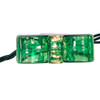 9' UL 10L Shamrock Light Set With Green Wire With End Connect