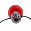 9' UL 10L Red & White Giant C7 Bulb Light Set