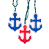 9' UL 10L Red and Blue Anchor Light Set