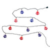 9' UL 10L Red and Blue Anchor Light Set With End Connect