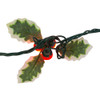 11' UL 36L 12 Cluster Holly Berry Cluster Light Set With End Connect
