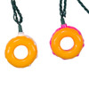 9' UL 10L White & Pink Donut Light Set