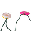 9' UL 10L White & Pink Donut Light Set