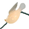 9' UL 10L Glittered Dove Light Set With End Connect