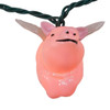 9' UL 10L Flying Pig Light Set With End Connect