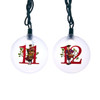 27.5' UL 12L 12 Days Of Christmas Light Set