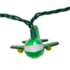 9' UL 10L Airplane Light Set With End Connect