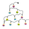 9' UL 10L Multicolor Cupcake Light Set With End Connect
