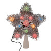 8" UL 11L Multicolor 5-Point Retro Star Tree Topper