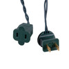 16.5' UL 100L Cool White LED Green Wire Jingle Bright™ Light Set