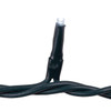 16.5' UL 100L Cool White LED Green Wire Jingle Bright™ Light Set