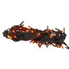 16.5' UL 100L Orange LED Green Wire Jingle Bright™ Light Set