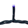49.8' UL 300L Blue LED Green Wire Jingle Bright™ Light Set