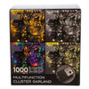 33' 1000L Classic White LED Multifunction Connectible Cluster Garland