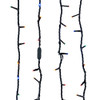 49.8' UL 300L Multicolor LED Green Wire Jingle Bright™ Light Set
