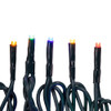 49.8' UL 300L Multicolor LED Green Wire Jingle Bright™ Light Set
