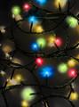 49.8' UL 300L Multicolor LED Green Wire Jingle Bright™ Light Set