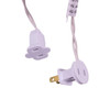 9.4' UL 196L Warm White 3MM LED Connectible Icicle String Light with Rectifier