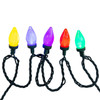 66' 100L Multicolor LED Opaque C7 String Lights On Spool