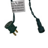 16.3' UL 50L Warm White Coaxial LED Bulk Connectible Light Set With Green Wire