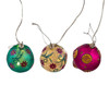 Glass Illuminated Gems USB Warm White LED Day Of The Dead Ornaments, 3 Assorted